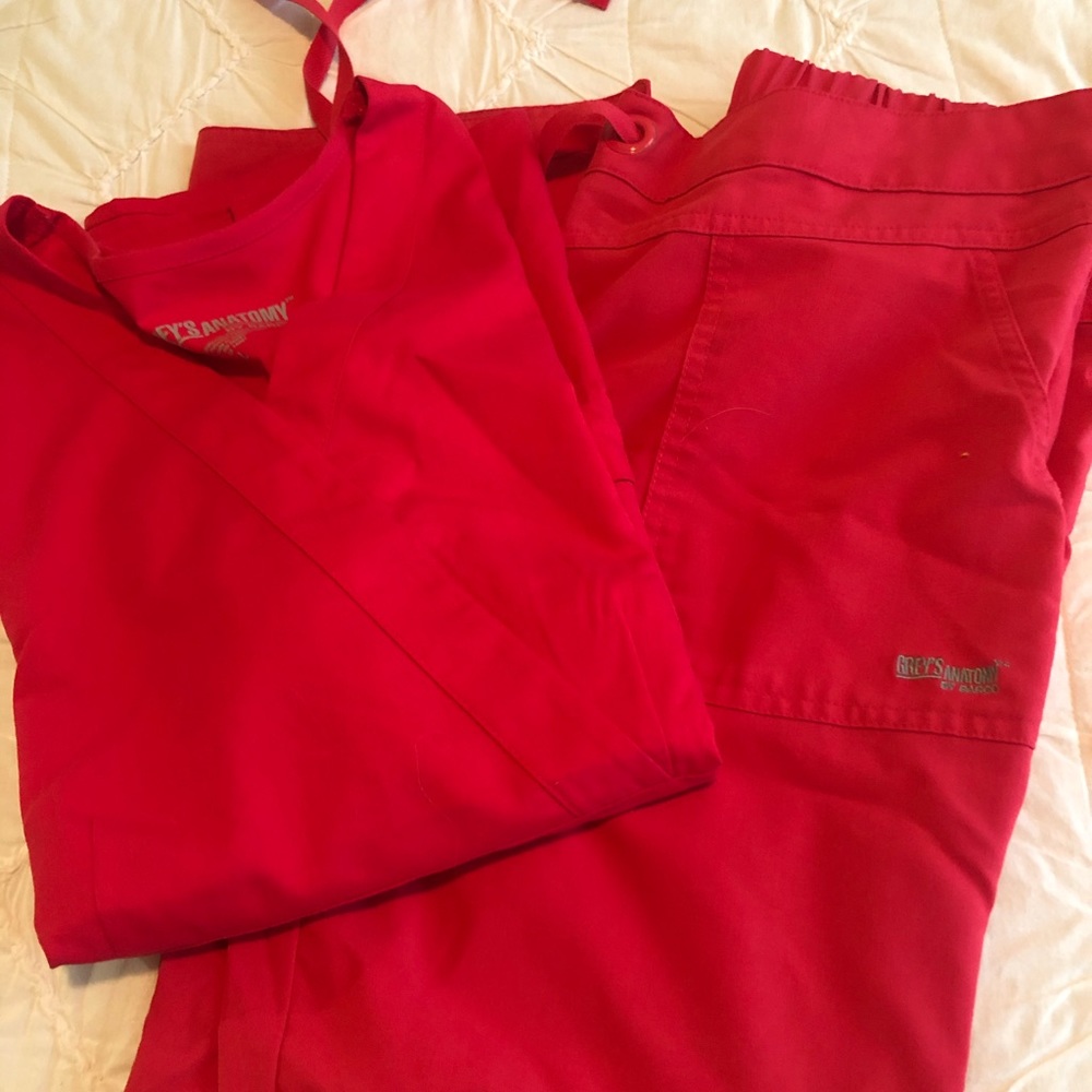 Hot Pink Greys Anatomy Scrub Set